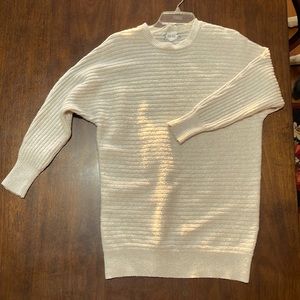 (Pink rose) cream sweater.  Like new. Size small